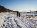 Winter an der Elbe